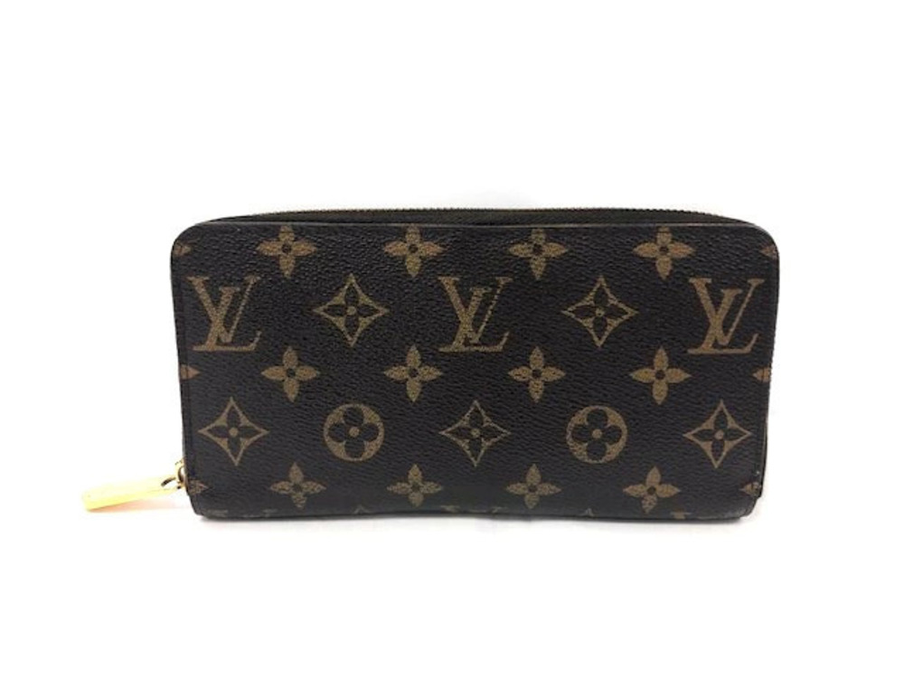 LOUIS VUITTON Long Wallet Zippy Monogram